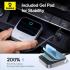 Baseus Wireless CarPlay Adapter for iPhone - Converts Wired CarPlay to Wireless, Plug & Play CarPlay for Cars from 2017 & for iPhone iOS 10+, Prime Trip Safe Journey, Only for Apple CarPlay - Grey